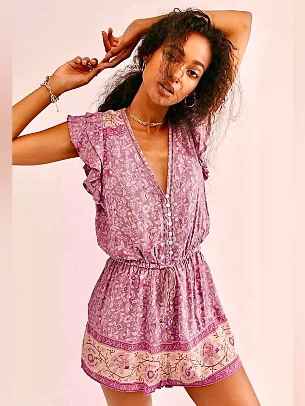 🌺🎉HP🎉🌺 NWT Spell & The Gypsy Dahlia Romper